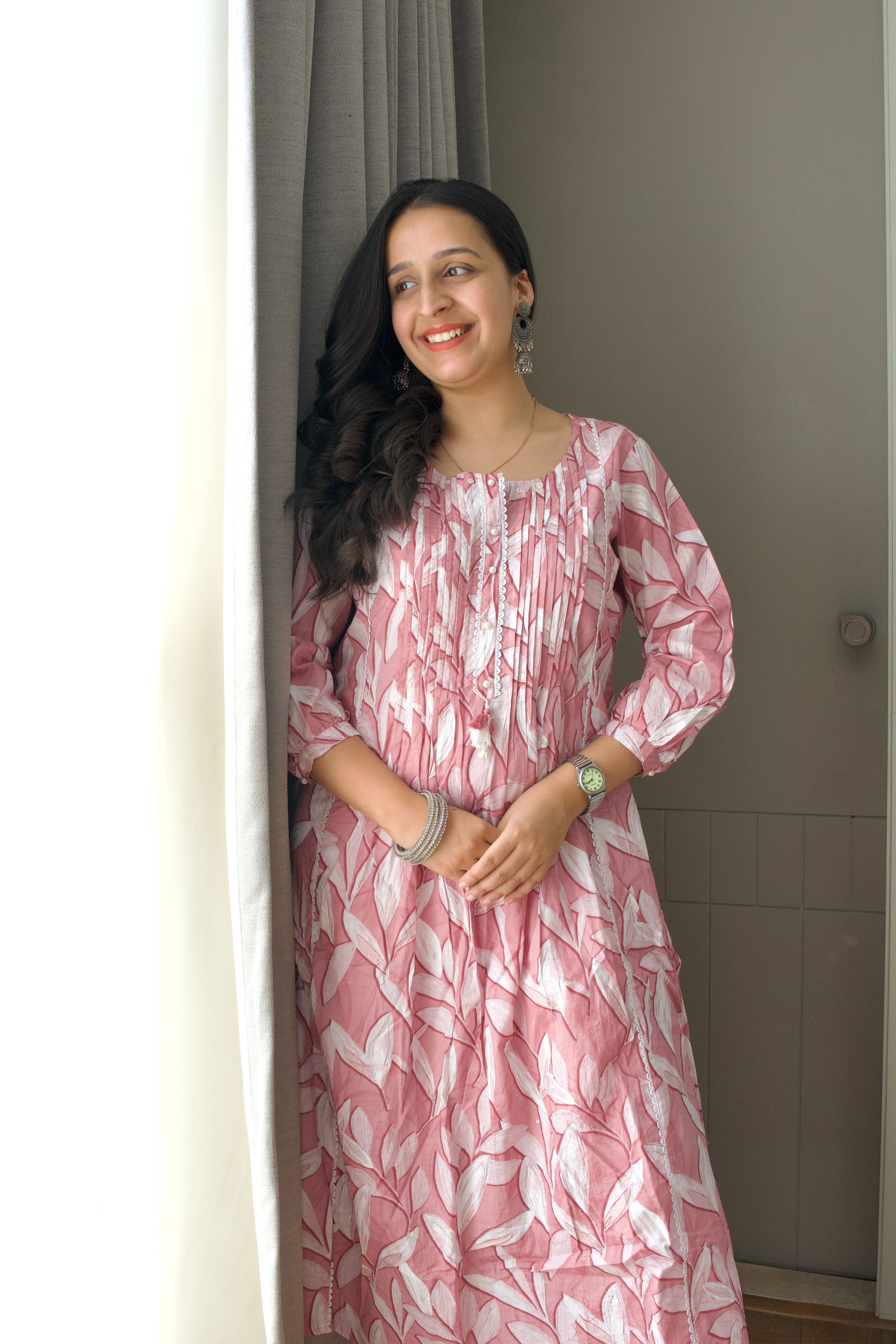 Gulabi Afsana long coord set - 175160880865T2