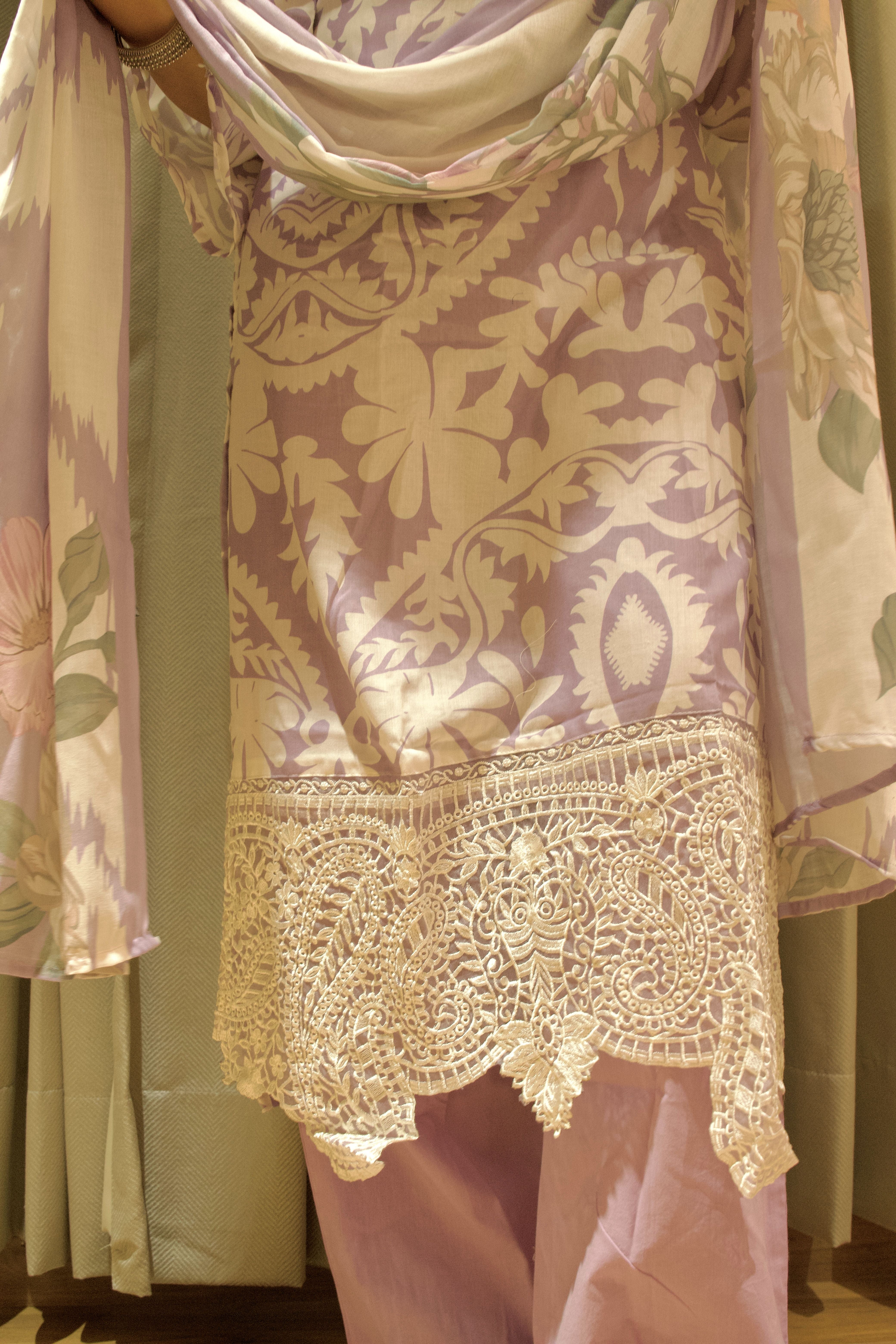 Iris Bloom Kurti with Dupatta Set - 1751608365F59D