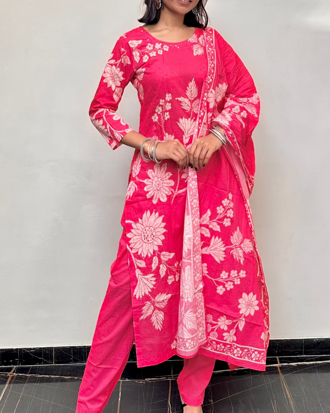 Noor Blush Kurta With Dupatta set