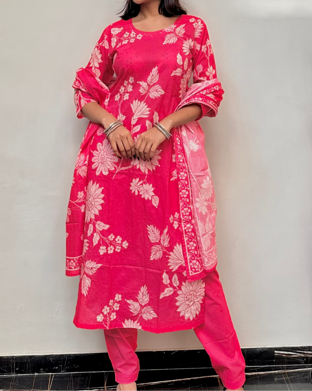 Noor Blush Kurta With Dupatta set