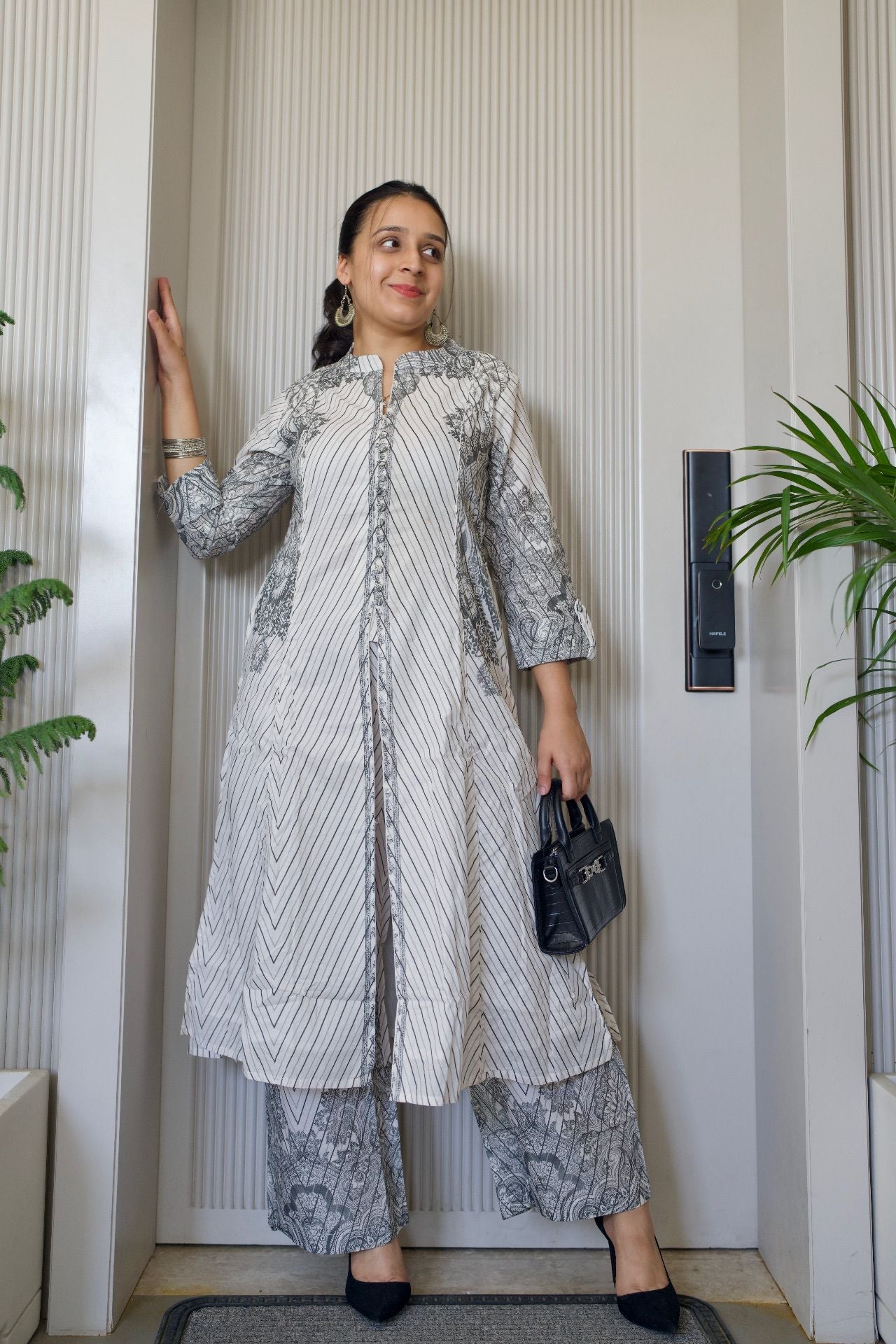 Centre Slit Indo-Western Set - 1751608844WUVI
