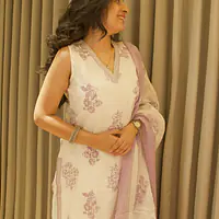 Lavender whisper Dupatta Set - 1751608576DR9B - Master