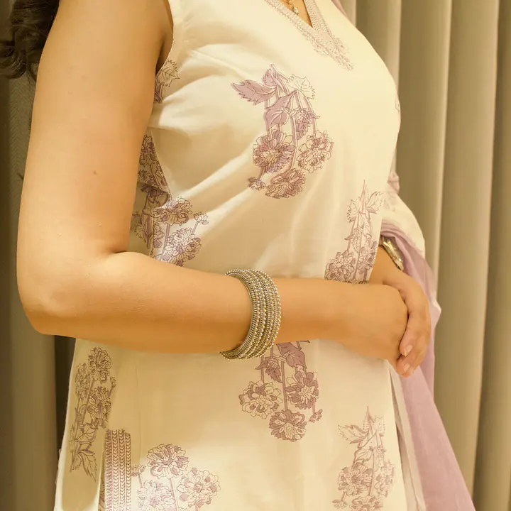 Lavender whisper Dupatta Set - 1751608576DR9B - Master