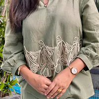 Olive Ornate Coord Set - Master