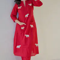 Lalbagh Elephant Kurti Set - 1751608529J018 - Master