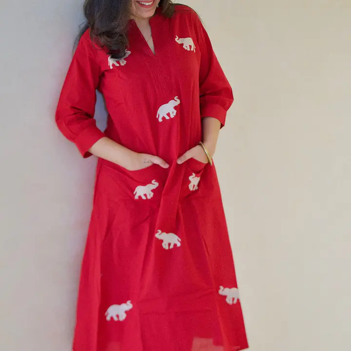 Lalbagh Elephant Kurti Set - 1751608529J018 - Master
