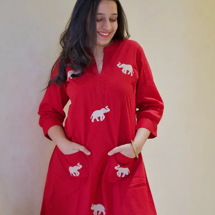 Lalbagh Elephant Kurti Set - 1751608529J018 - Master
