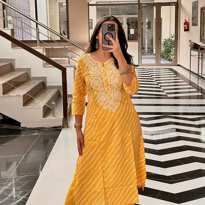 Leheriya Kurta Set - 1751608633MNCE - Master