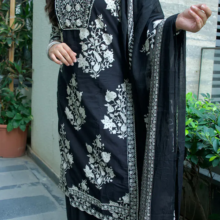 Aabroo Midnight Kurti With Dupatta Set - 1751608001PYJ4 - Master