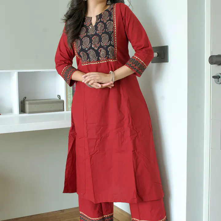 Aafreen Block Print Kurti Set - 1751607733MMI0 - Master