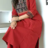 Aafreen Block Print Kurti Set - 1751607733MMI0 - Master