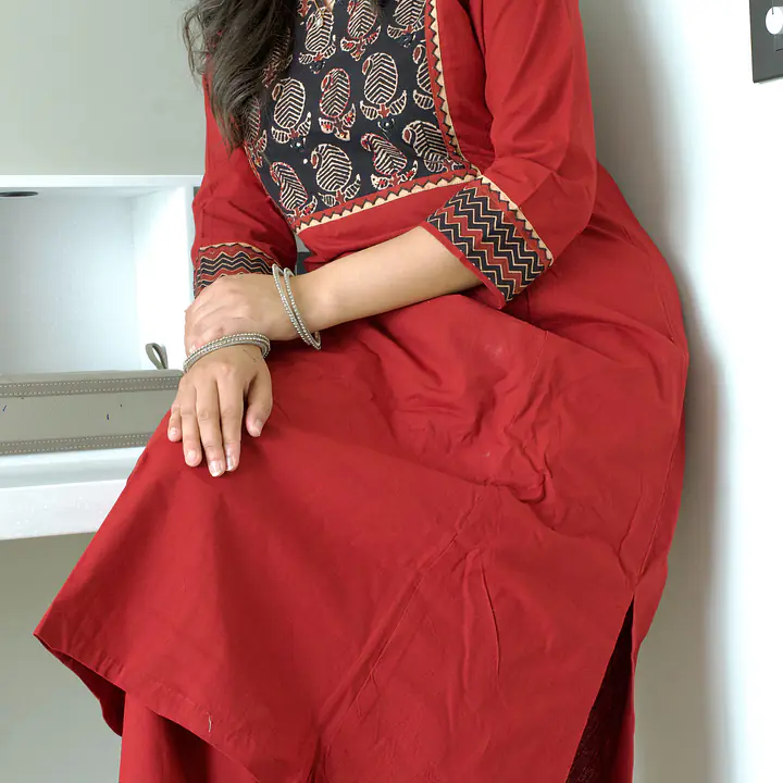 Aafreen Block Print Kurti Set - 1751607733MMI0 - Master