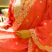 Hot Pink Dupatta Set - 1751609625E9B7 - Master